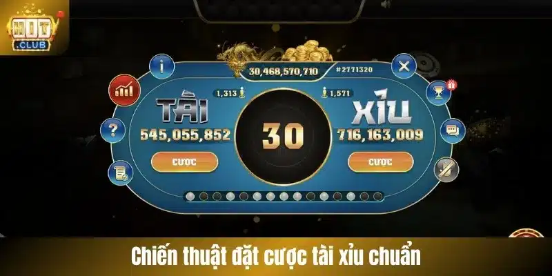 Chiến thuật đặt cược tài xỉu chuẩn
