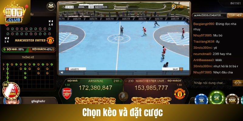 Chơi bóng đá ảo Volta MD5 Hitclub đơn giản