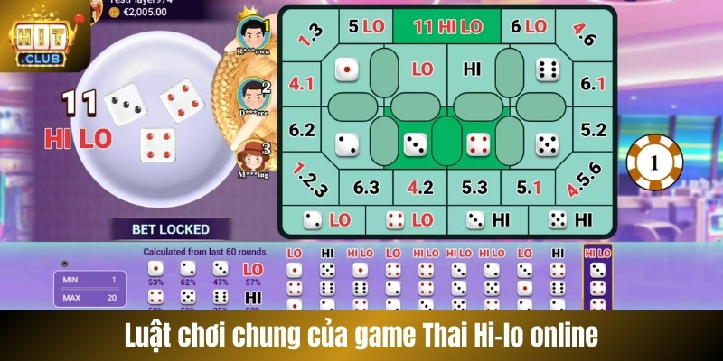 Luật chơi chung của game Thai Hi-lo online