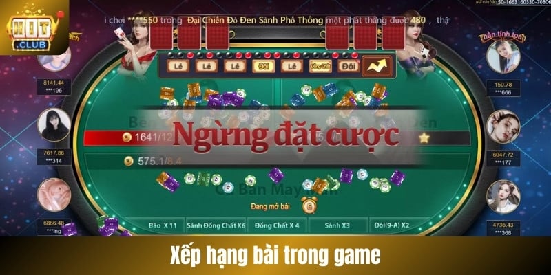 Xếp hạng bài trong game