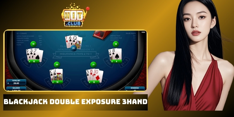 Blackjack Double Exposure 3 Hand