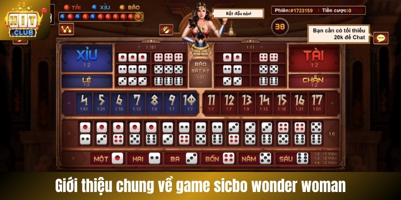 Giới thiệu chung về game sicbo wonder woman