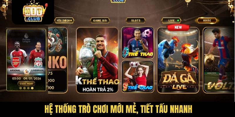 Hệ thống trò chơi mới mẻ, tiết tấu nhanh
