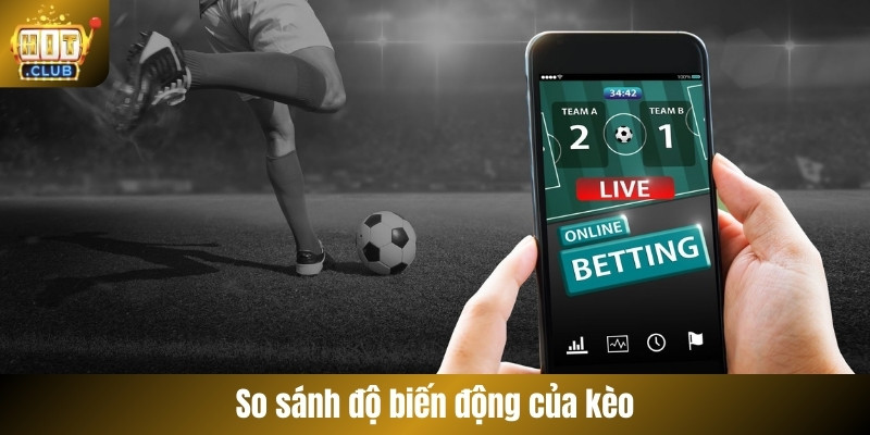 So sánh độ biến động của kèo